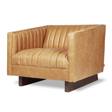 WALLACE Leather Occasional Armchair