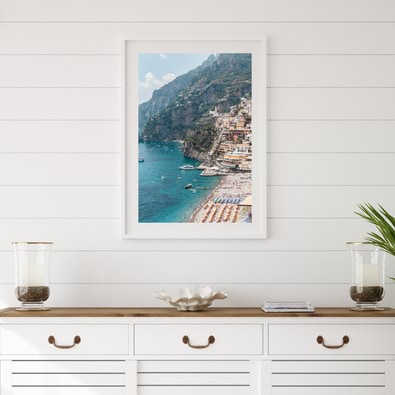 POSTCARD FROM ITALY Framed Print