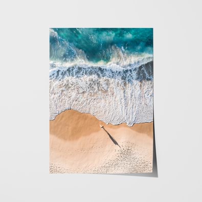 YELLOW SAND Framed Print