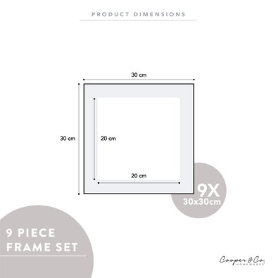 KANA Set of 9 Frames