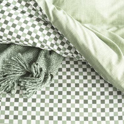 CHESSBOARD Cotton Quilt Cover Set