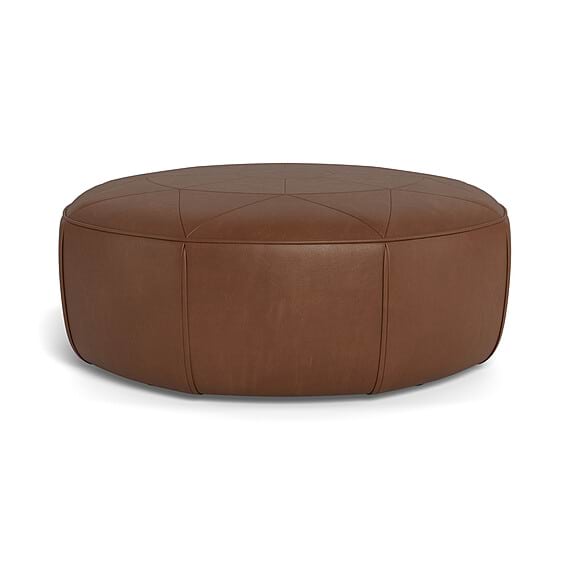 COMPASS Leather Ottoman