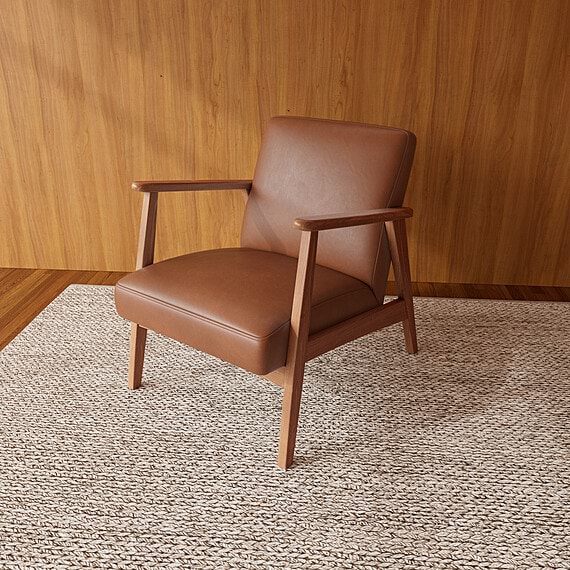 DEN Leather Occasional Chair