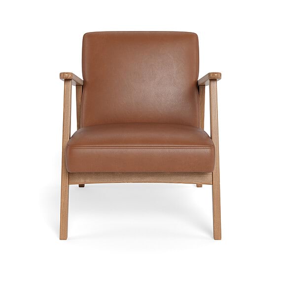 DEN Leather Occasional Chair