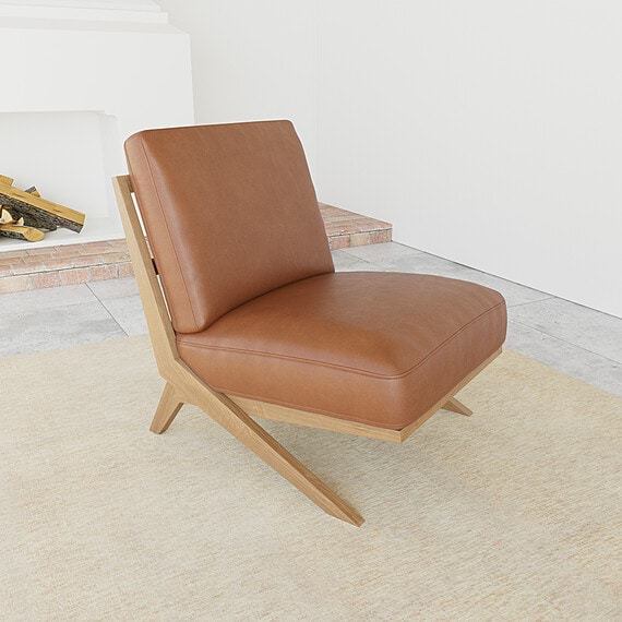 PALM SPRING Leather Occasional Chair