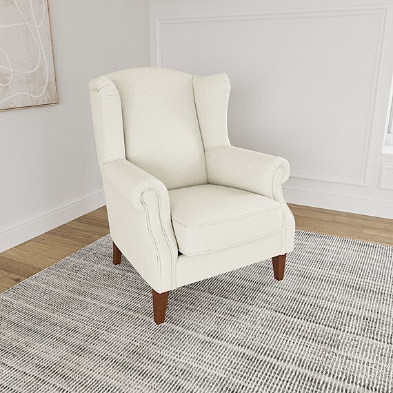 CLASSIC WING Fabric Armchair