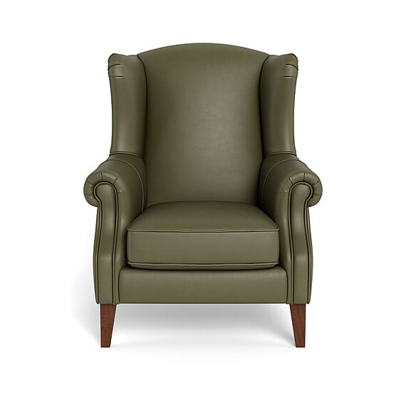 CLASSIC WING Leather Occasional Armchair