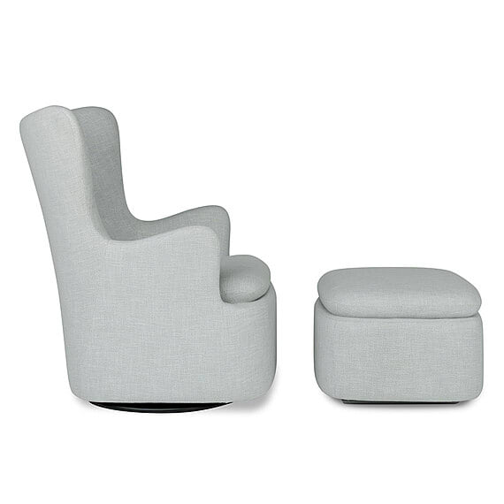 GLIDER Fabric Armchair