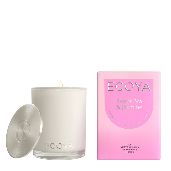 ECOYA Madison Jar Candle Sweet Pea & Jasmine