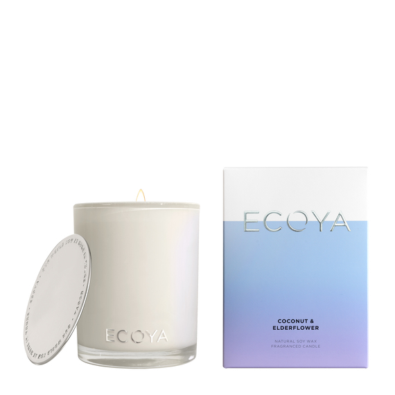 ECOYA Madison Jar Candle Coconut & Elderflower