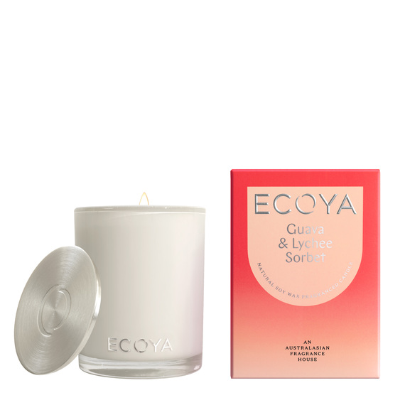 ECOYA Madison Jar Candle Guava & Lychee