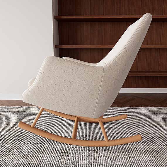 EVIE Fabric Rocking Chair