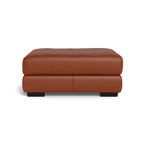 BARRET Leather Ottoman