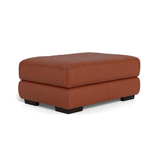 BARRET Leather Ottoman