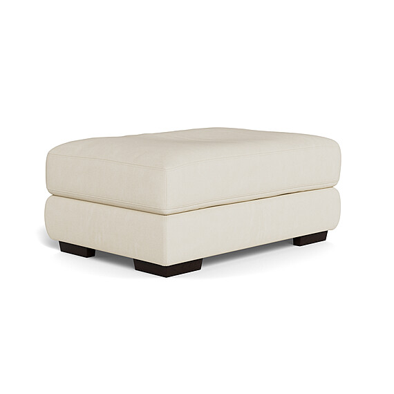 BARRET Leather Ottoman