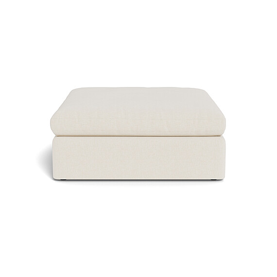 SALSIE Fabric Ottoman