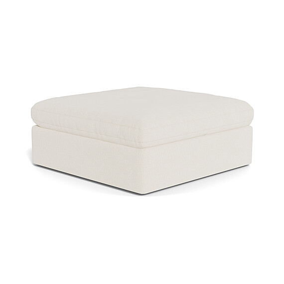 SALSIE Fabric Ottoman