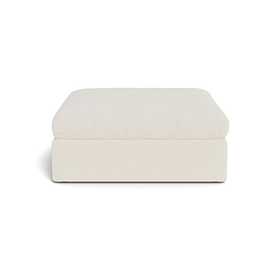 SALSIE Fabric Ottoman