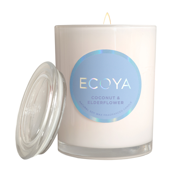 ECOYA Metro Jar Candle Coconut & Elderflower