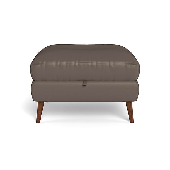 FISTRAL Leather Storage Ottoman