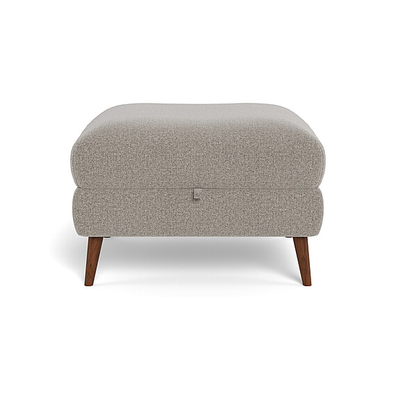 FISTRAL Fabric Storage Ottoman