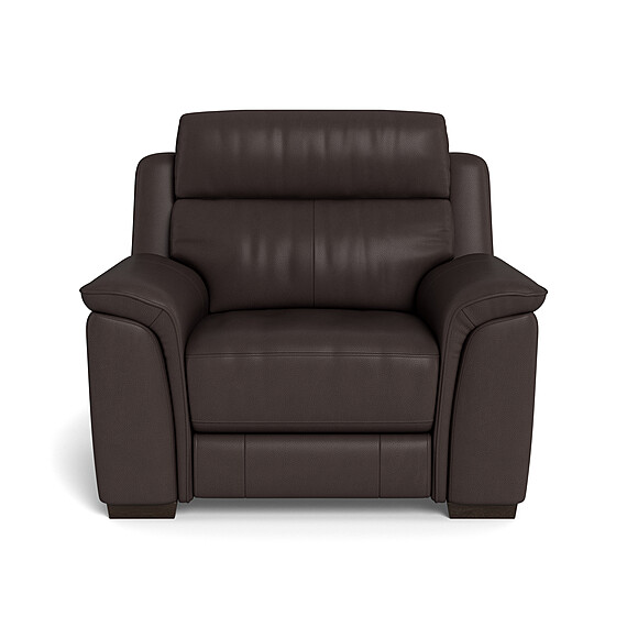 ASHER Leather Electric Recliner Armchair