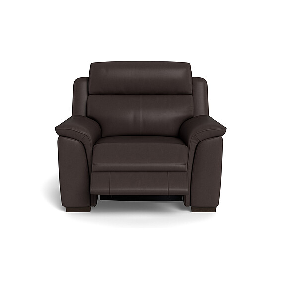 ASHER Leather Electric Recliner Armchair