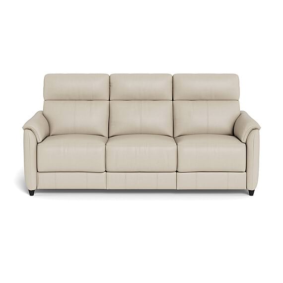 DEXTER Leather Battery Recliner Sofa