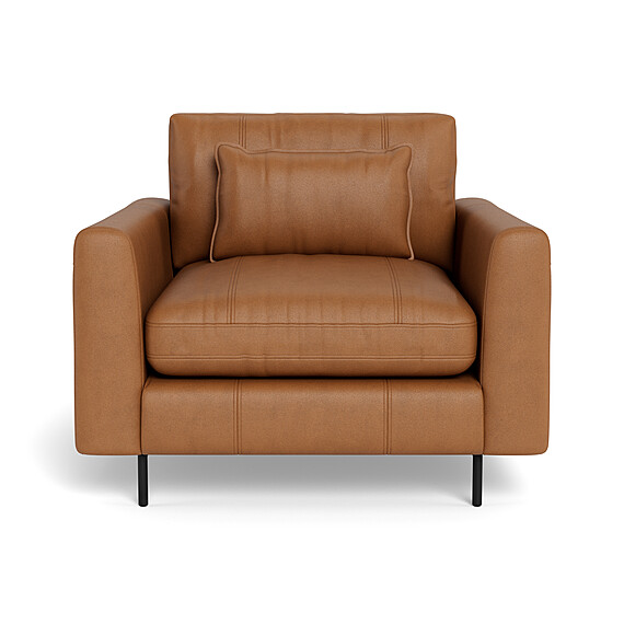 HENDRICKS Leather Armchair 