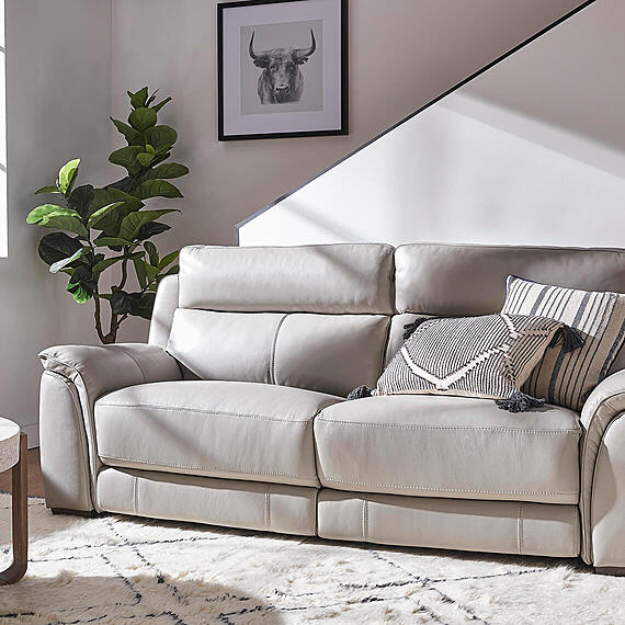 ASHER Leather Sofa