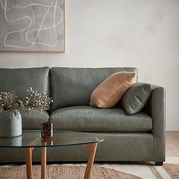 MOMBA Leather Sofa