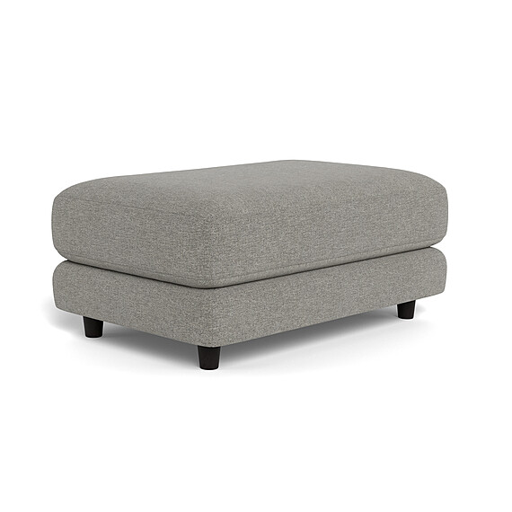 KNOX Fabric Ottoman