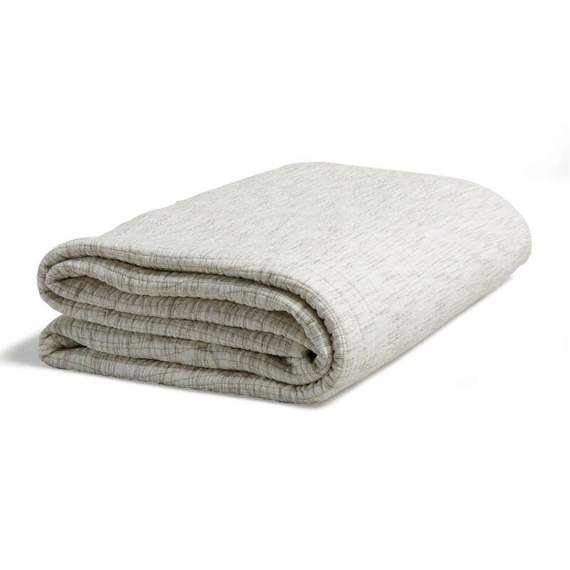 MESA Quilted Linen Tonal Coverlet