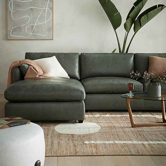 MOMBA Leather Modular Sofa