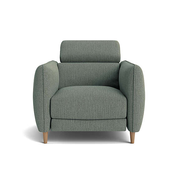 HUGO Fabric Electric Recliner Armchair