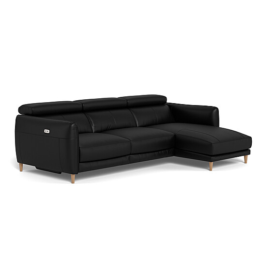 HUGO Leather Electric Recliner Modular Sofa