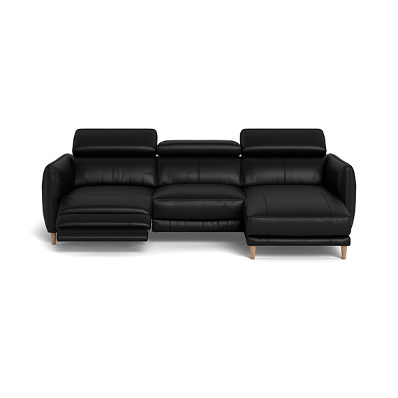 HUGO Leather Electric Recliner Modular Sofa