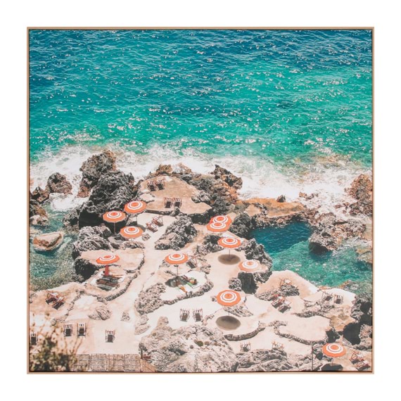 EUROPEAN Coastline Canvas