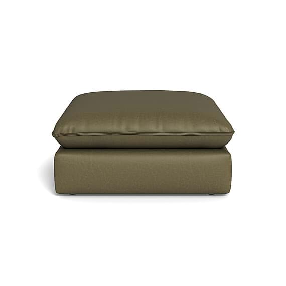 SORRENTO Leather Ottoman