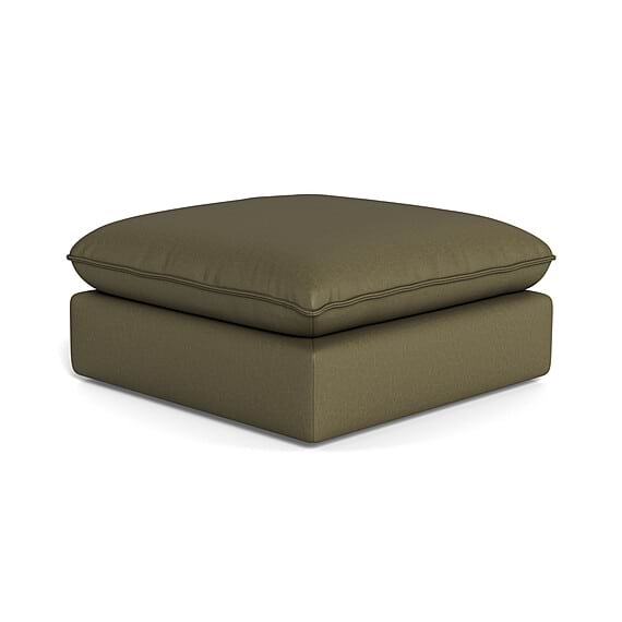 SORRENTO Leather Ottoman