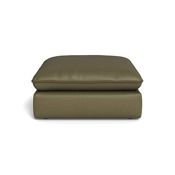 SORRENTO Leather Ottoman