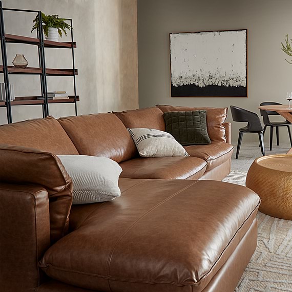 SORRENTO Leather Modular Sofa