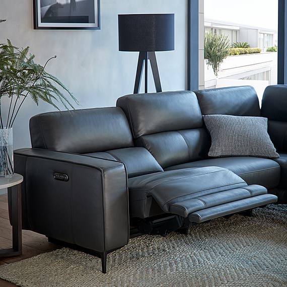 CONNERY Leather Electric Recliner Modular Sofa