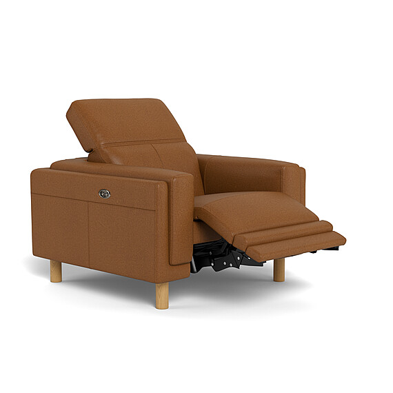 HENRY Leather Electric Recliner Armchair