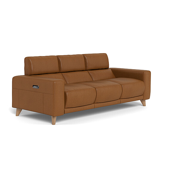 STERLING Leather Electric Recliner Sofa