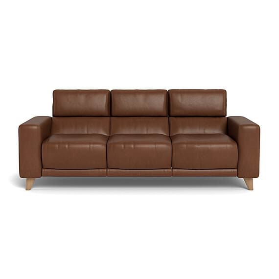 STERLING Leather Battery Recliner Sofa