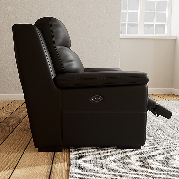 BARRET Leather Electric Recliner Armchair