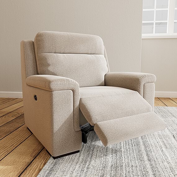 BARRET Fabric Electric Recliner Armchair