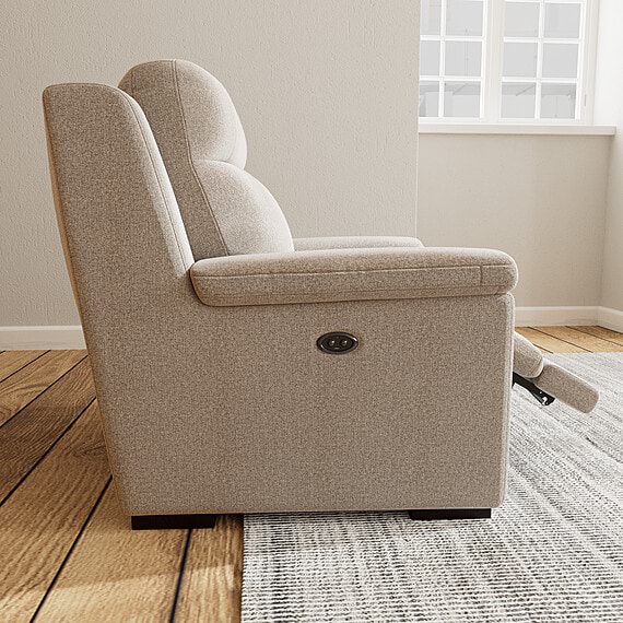 BARRET Fabric Electric Recliner Armchair