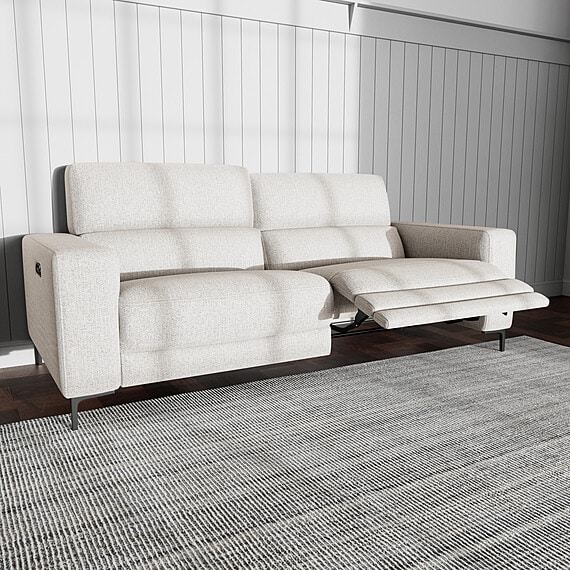 CONNERY Fabric Electric Recliner Sofa